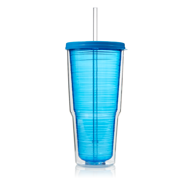 Tumbler (Insulated Tumbler with Lid and Straw Double Wall Reusable Lea