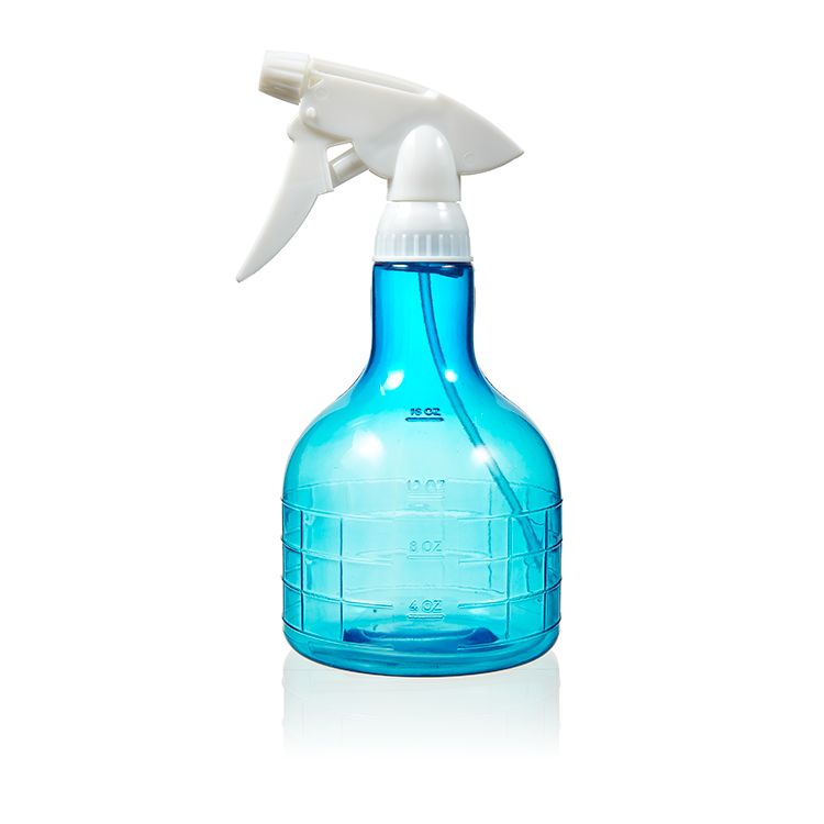 green spray bottle