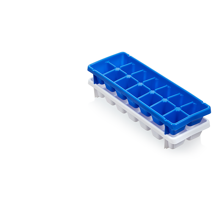 Arrow Small Ice Cube Trays for Freezer, 3 Pack, with Ice Bin - 60 Mini  Cubes Per Tray, 180 Cubes Total - Made in the USA, BPA Free - Ideal Small  Ice