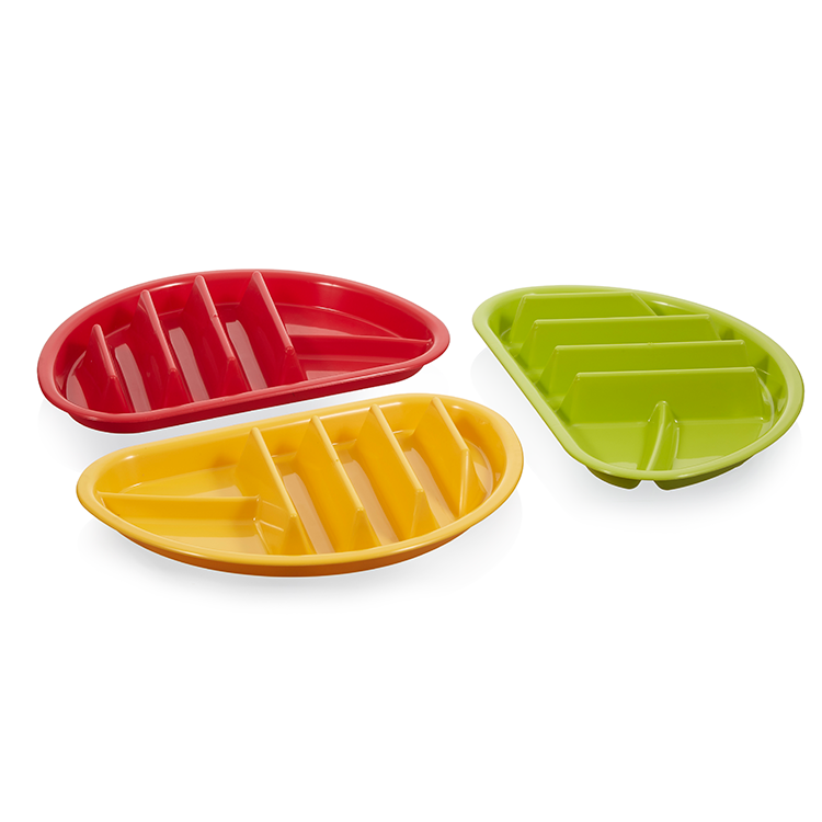 Fivе Расk 12-Pack Assorted Colors Arrow Home Products 10109 Fiesta Taco Plate 