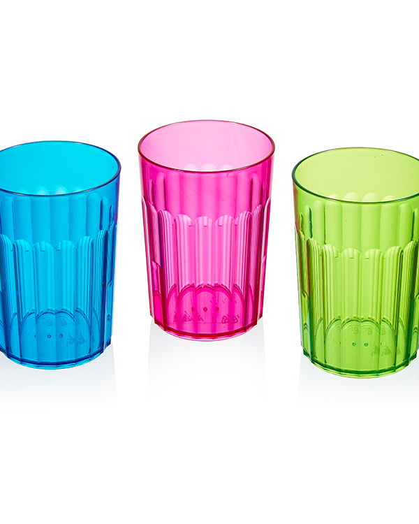 Arrow Home Products 6753131 10 oz Assorted Color Plastic Cup - 4 per Pack