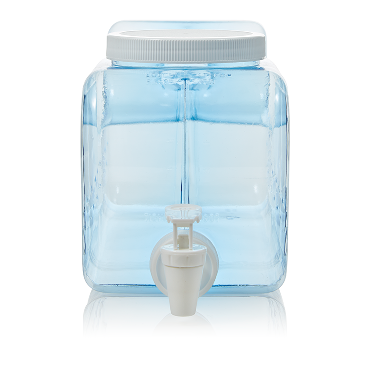 Beverage Dispenser with Stand - (2 Count) Stackable 2 Gallon