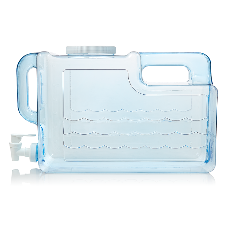 1.25 Gallon Clear Slimline Beverage Container