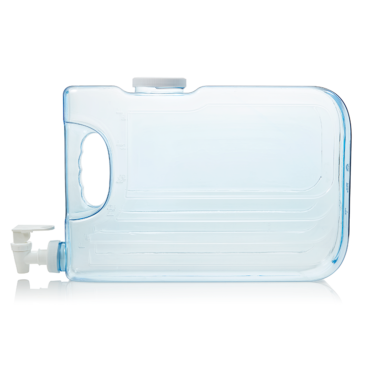 1.25 Gallon Clear Slimline Beverage Container