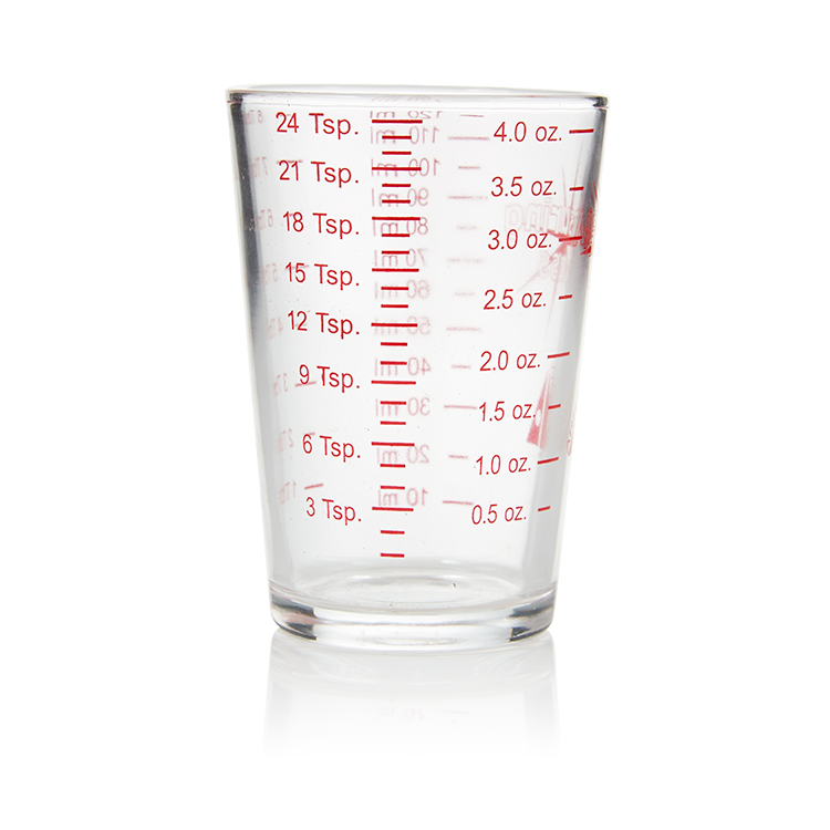 Bradshaw International 223905 4 oz Measuring Glass 